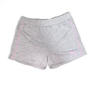 Grey & Pink Puma shorts